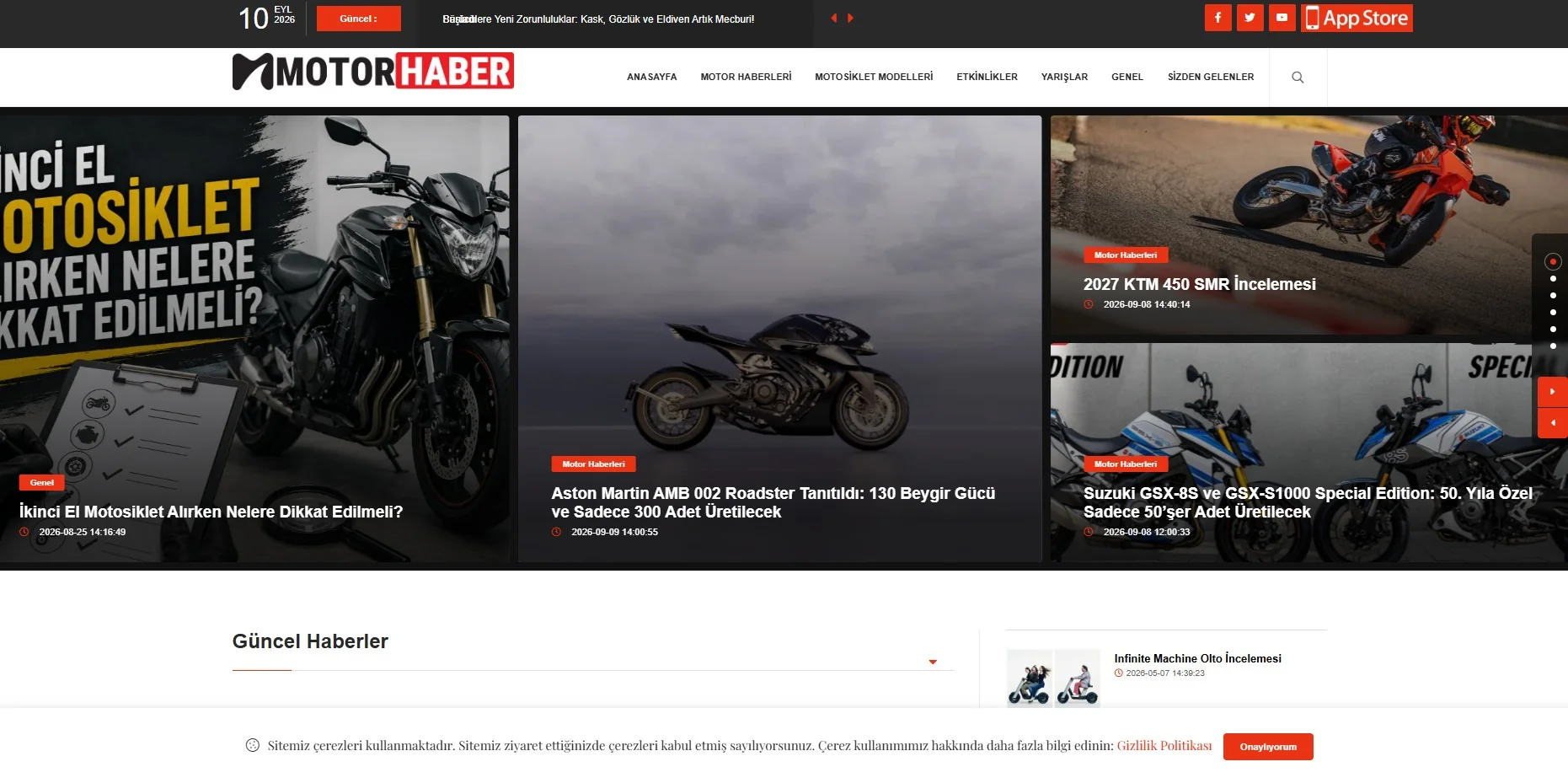 Motor Haber project screen