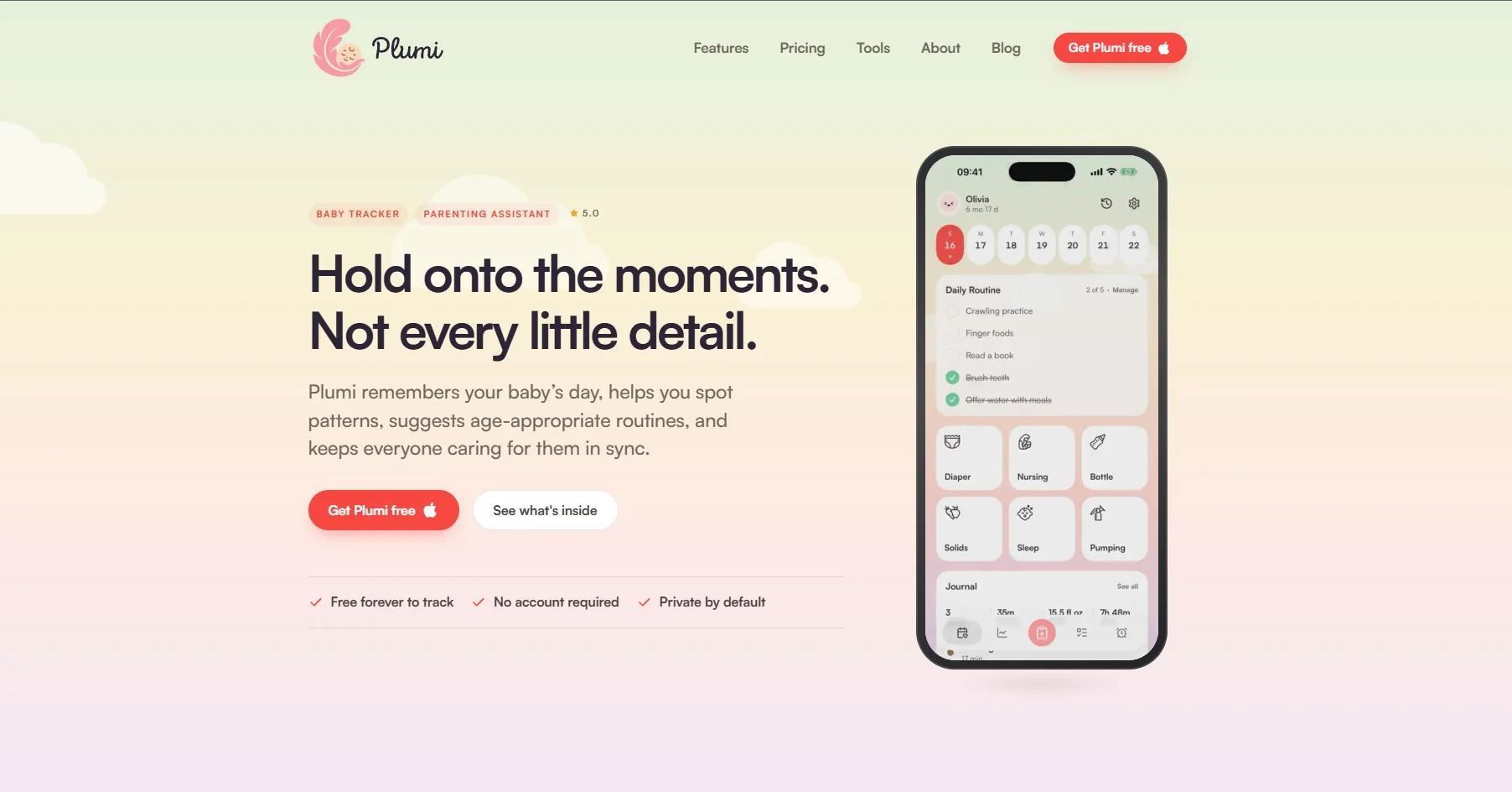 Plumi proje ekranı