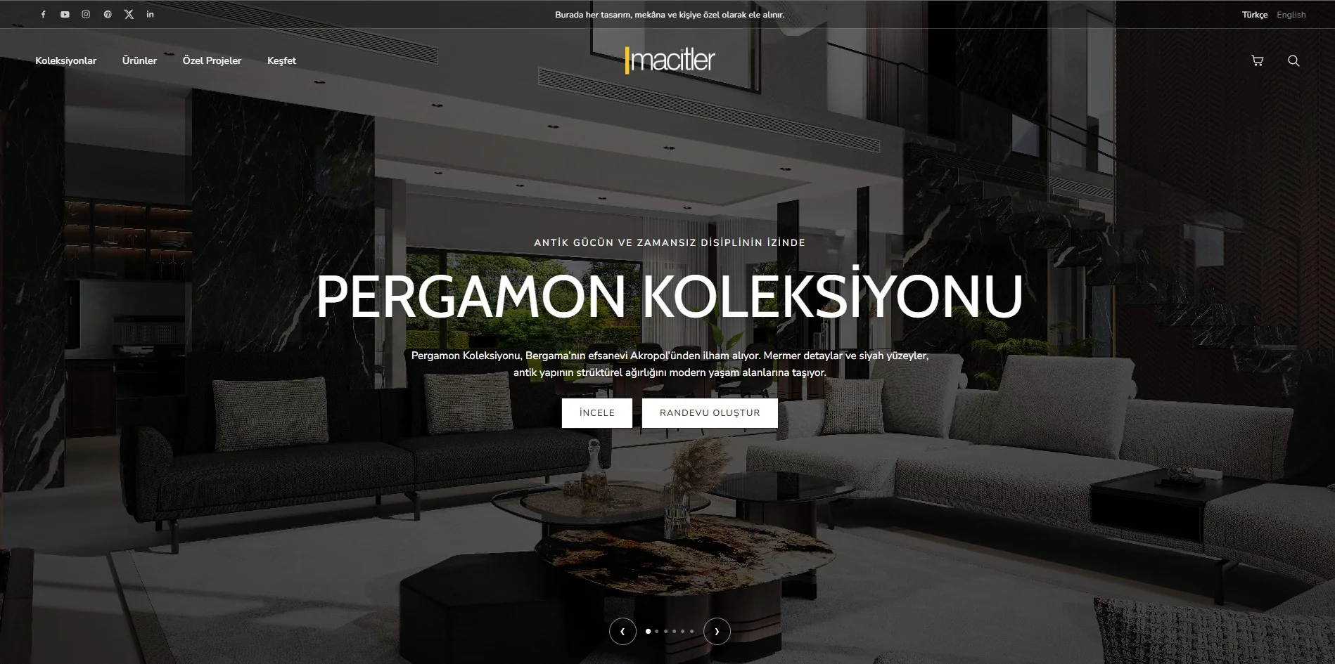 Macitler proje ekranı
